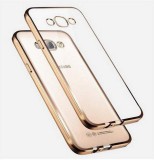 Cumpara ieftin Husa Silicon Samsung J7 2015 j700 Electroplacat Gold