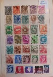 A16 1 - Clasor foarte vechi - contine in jur de 544 timbre straine obliterate