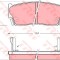 Set placute frana,frana disc SUZUKI VITARA (ET, TA) (1988 - 1998) TRW GDB885