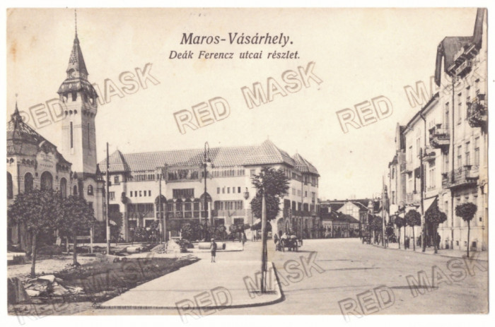 3990 - TARGU-MURES, Market, Romania - old postcard - used - 1908