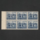 90 Ani de la Unirea Principatelor Romane LP251 in Bloc de 6 Timbre Romania 1949