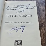 Rostul Omenirii. Parerile Omului de pe Strada - E. M. Brancovici cu dedicatie