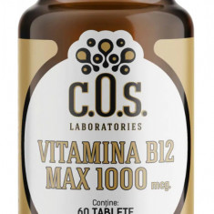 Vitamina B12 MAX 1000mcg, 60 tablete, COS Laboratories