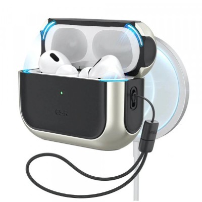 Husa ESR Orbit Hybrid pentru Apple AirPods Pro 3, Gri foto