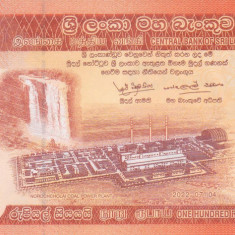 Bancnota Sri Lanka 100 Rupii 2022 - P125 UNC