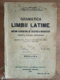 Gramatica limbii latine cu notiuni de stilistica si versificatie- Th. Simenschy