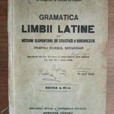 Gramatica limbii latine cu notiuni de stilistica si versificatie- Th. Simenschy