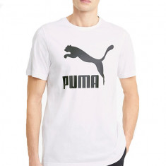 Tricou barbati Puma Clasics Logo Tee Alb