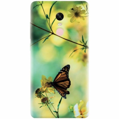 Husa silicon pentru Xiaomi Redmi Note 5A Prime, Butterfly foto