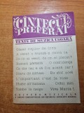 C&acirc;ntecul Preferat - Texte Muzică Ușoară 1969, Carte Artă Muzicală, 16 pagini