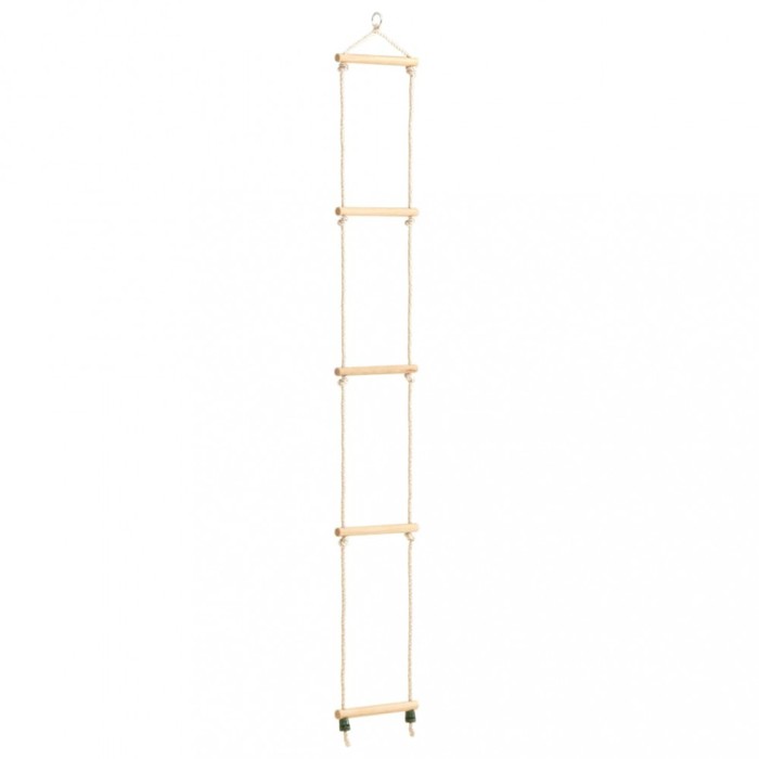 vidaXL Scară din fr&acirc;nghie pentru copii, 30x168 cm, lemn masiv și PE