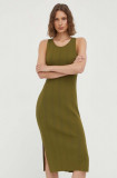Marc O&#039;Polo rochie culoarea verde, mini, drept