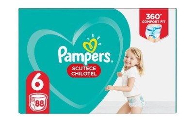 Scutece-chilotel Pampers Pants Mega Box Marimea 6, 15+ kg, 88 buc foto