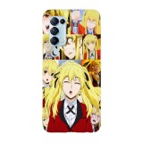 Husa compatibila cu Oppo A54 5G model Mary Saotome Kakegurui, Silicon, TPU, Viceversa, Transparent, Carcasa