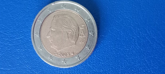 Moneda 2 Euro An 2008 Belgia