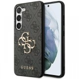 Guess Husa PU 4G Metal Logo Samsung Galaxy A35 5G Gri