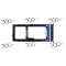 Sim tray Samsung SM-A725 A72 BLACK