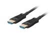 Cablu HDMI M/M v2.1 80 m optic negru AOC, Lanberg