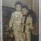 Fratiori in pijamale// foto tip CP, perioada interbelica