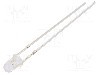Dioda LED, 3mm, galbena, 500...750mcd, 20mA, 1,8...2,6V, OPTOSUPPLY - OSY5JA3Z71A