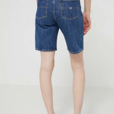 Tommy Jeans pantaloni scurți femei, uni, high waist DW0DW17634