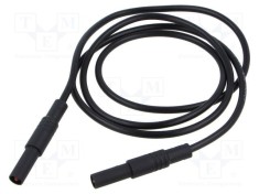 Cablu de măsurare 32A 1m mufă banană 4mm Hirschmann T&amp;M
