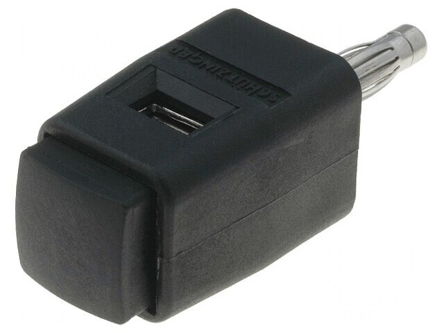 Clemă de laborator neagră 70VDC 16A 48mm