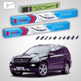 Cumpara ieftin Ștergătoare Mercedes-Benz Clasa GL X164 2006-2012 | Set Față și Spate Flat &ndash; TeamCar&reg;