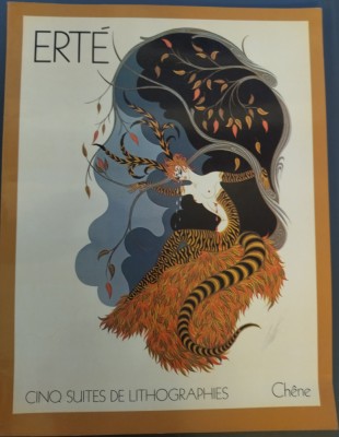 ERTE GRAPHICS: CINQ SUITES DE LITHOGRAPHIES (CHENE PARIS / DOVER NEW YORK, 1978) foto