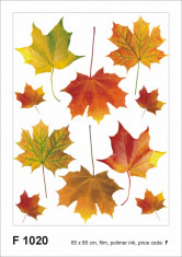 Sticker Frunze de Artar - Maple Leaves - 65x85cm - F1020 foto