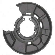 Protectie stropire disc frana Bmw Seria 1 (E81/E82/E87/E88), 09.2004-10.2013, Spate, Dreapta, aluminiu