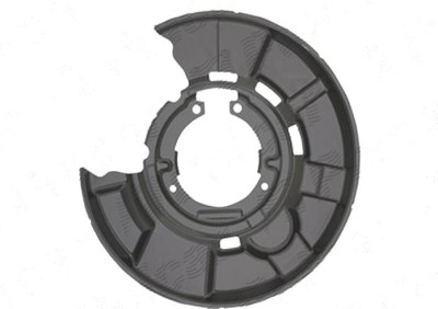 Protectie stropire disc frana Bmw Seria 1 (E81/E82/E87/E88), 09.2004-10.2013, Spate, Dreapta, aluminiu foto