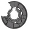 Protectie stropire disc frana Bmw Seria 1 (E81/E82/E87/E88), 09.2004-10.2013, Spate, Dreapta, aluminiu