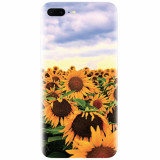 Husa silicon pentru Apple Iphone 7 Plus, Sunflowers