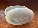 CASETA DIN PORTELAN MAT FIN- MARCAJ LIMOGES- M.V. HEAVEN L10,5CM