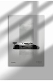 mxm_supercar_8|Poster minimalist cu supermașină, tablouri pe p&acirc;nză fără ramă, Colecția White Design 2025 | A4 (21 x 29.7 cm) - mxm_supercar_8
