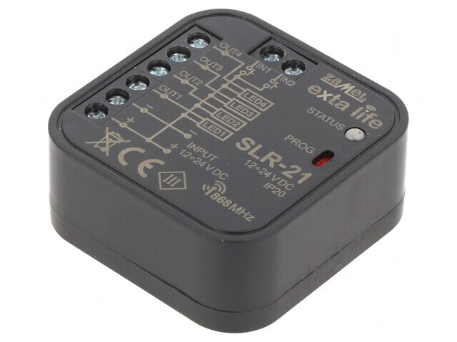 Controler LED EXTA LIFE Metalic 12-24VDC IP20 230m SLR-21