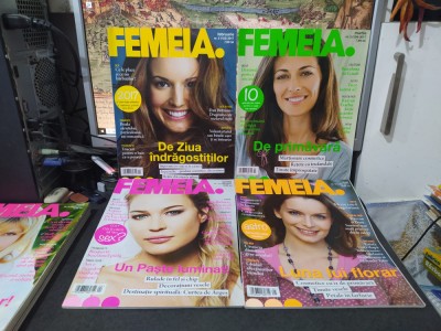 Femeia, 10 reviste, nr. 2-7, 9-12, feb.-iul., sep.-dec. 2017, 201 foto