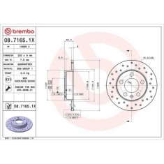 Set disc frana Audi A1 (8x1 8xk) 05.10-09.19, A1 Allstreet (Gbh) 07.19-, A1 City Carver (Gbh) 07.19-06.22, A1 Sportback (8xa 8xf) 09.11-09.19, A1 Spo