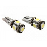 Bec 5 Led CanBus T10 12V Alb ( Pret / Set ) 70214 TCT-827, General