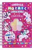 Creeaza mozaic sidefat. Unicorni