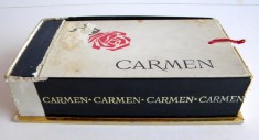 Cutie de Parfum CARMEN, Intreprinderea Macul Rosu 1965, ambalaj original foto