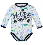 Cumpara ieftin Body cu animalute - Colectia Wild World (Marime Disponibila: 3 luni)