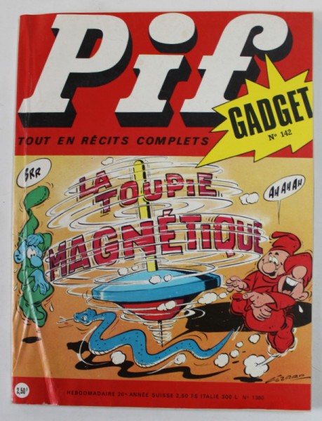 PIF , GADGET , No. 142 , NOVEMBRE , 1971 , LIPSA GADGET