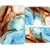 Set Covorașe Baie 3 piese: 60x90cm, 60x45cm, 60x45cm, Multicolor