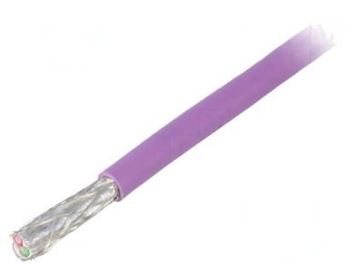 Cablu Automatizări Cu PVC Violet 250V 1x2x0,64mm2 foto