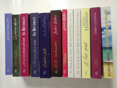 11 romane de dragoste: LUANNE RICE (1 roman); DAISY GOODWIN (1 roman); KRISTIN HANNAH (1 roman); SANTA MONTEFIORE (1 roman); JACKIE CO foto