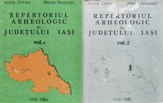 Repertoriul arheologic al judetului Iasi Vol. 1-2 (cu semnatura autorului) - 1984 - Marcel Tanasachi (xx735)