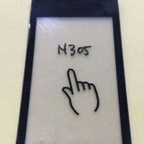 Touchscreen Nokia 305, aftermarket, Sticla cu conector