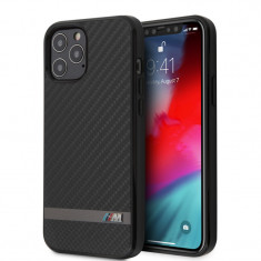 Husa Cover BMW Carbon&amp;amp;amp;Alu pentru iPhone 12/12 Pro Black foto